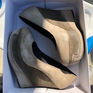 Calvin Klein platform wedges